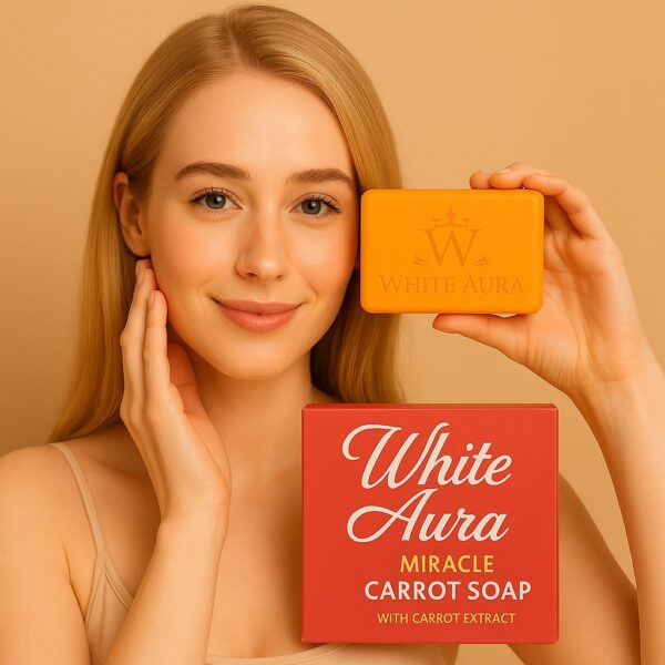 White Aura Miracle Carrot Soap