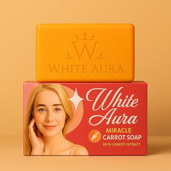 White Aura Miracle Carrot Soap